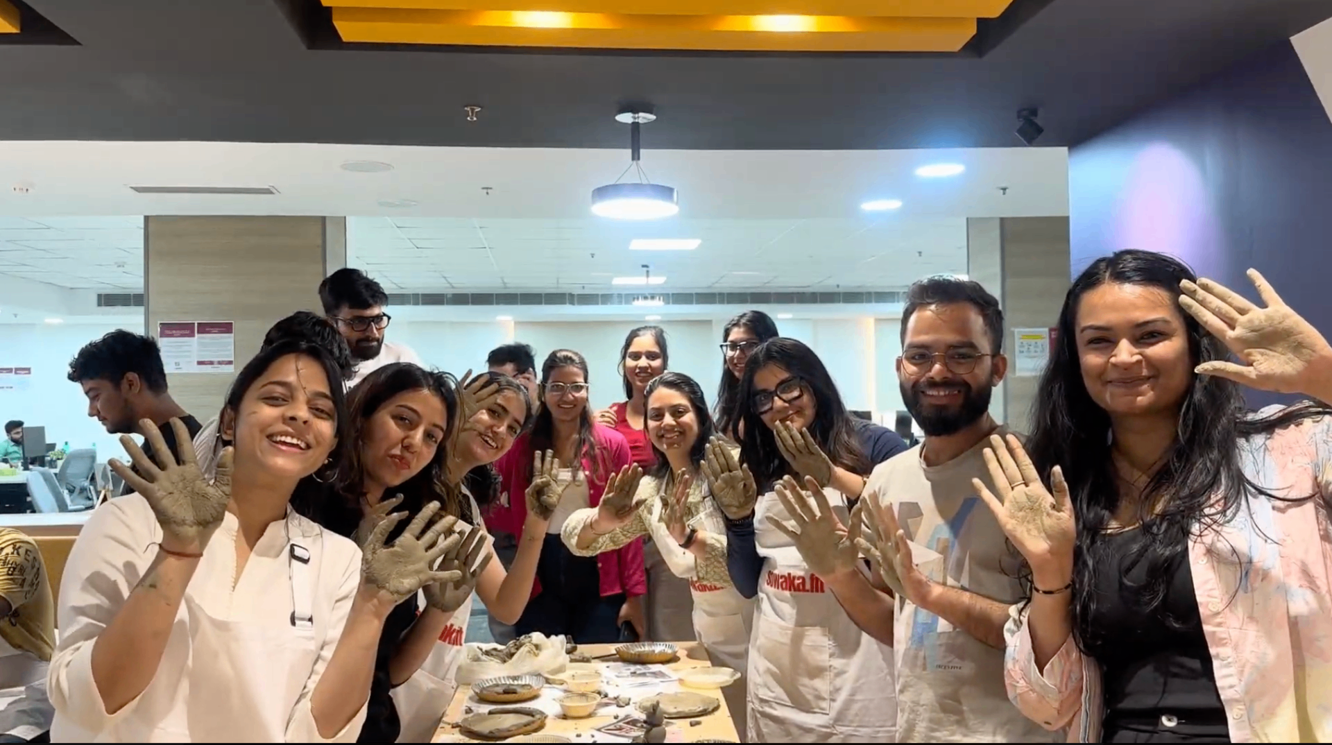 Loop team pottery activity